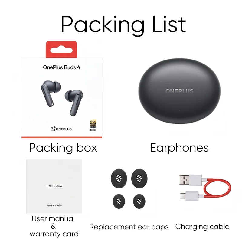 2025年新登場 OnePlus Buds 4 ワイヤレスイヤホン 長距離IP55防水 AI