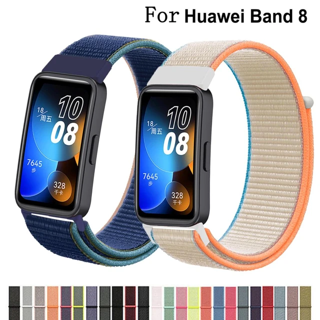 Sport Nylon loop band For Huawei band 8/7 strap accessories Smart watch  replacement belt wristband bracelet Huawei band 8 correa - AliExpress