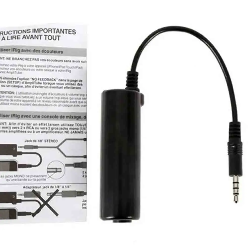 1PC For Irig Guitar Effects Replace Guitars With Phone Guitar Interface Converter
