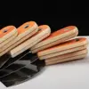 Stainless Steel Cleaning Scraper Non-slip Handle Wood Handle Paint Tools Lay Plaster Materials Scrape Surfaces Cleaning Trowel 3