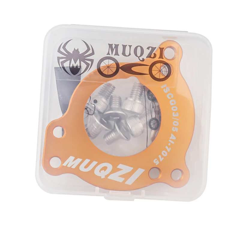 Accessoire Vélo ISCG Adaptateur ISCG03/05 Guide Chaîne Vélo - Alliage Aluminium CNC Pédalier Adaptateur Guide Chaîne