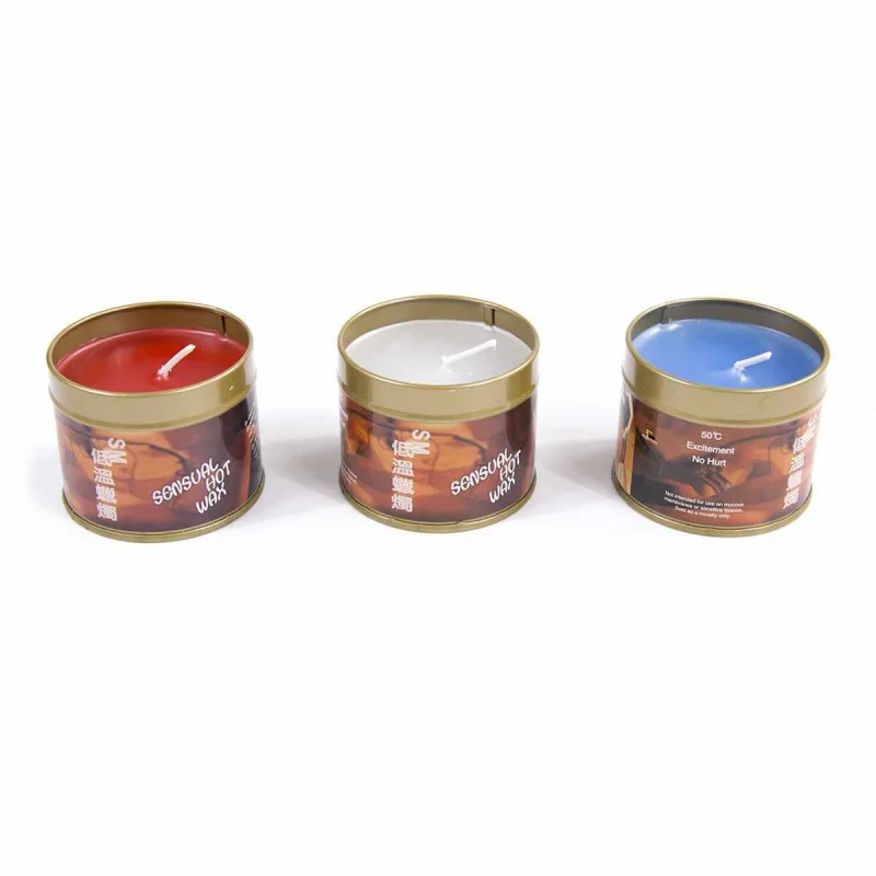 Adult Sex Product Low Temperature Candles Iron Boxed Couple Flirting Wax Drip Training Alternative Play Props