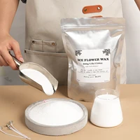 500g/1000g White Sand Wax Ice Flower Wax DIY Candle Making Accessories Supplies Snowflake Wax Candle Landscape Painting Sand Cup 2