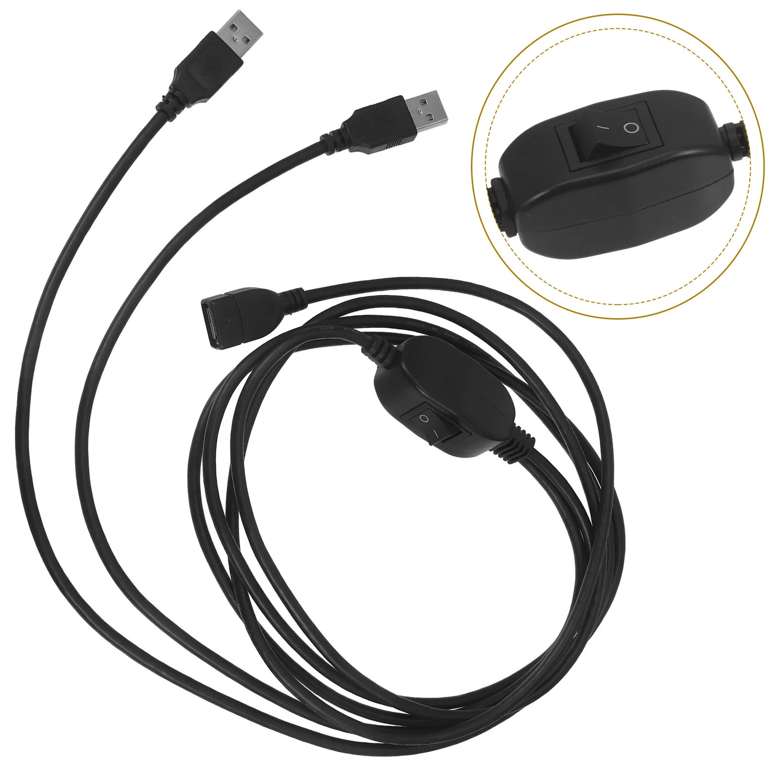 프린터 공유 라인 USB 어댑터 케이블-2 컨버터 액세서리, 컴퓨터 스플리터 변환 전원 공급 장치