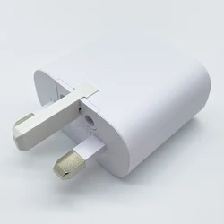 Enhanced Fast Charging 25W USB - C Wall Charger with UK Plug - White UK Adapter