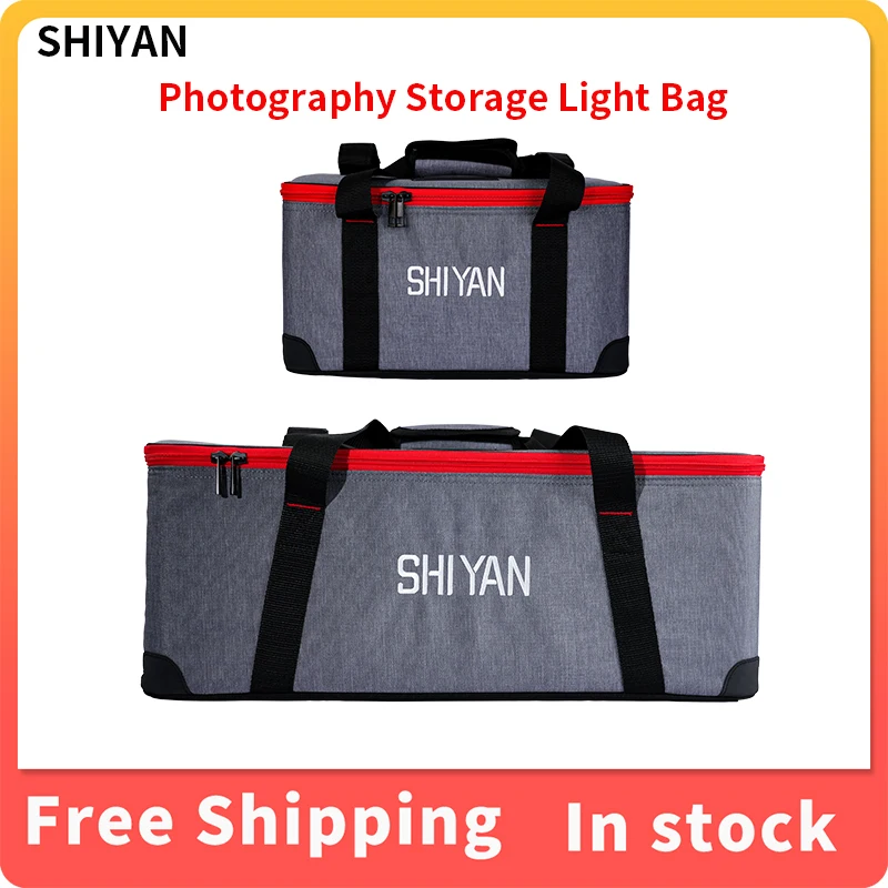 SHIYAN 다기능 사진 보관 라이트 백, 배터리 Apure 조명 200D 200X DSLR 카메라용