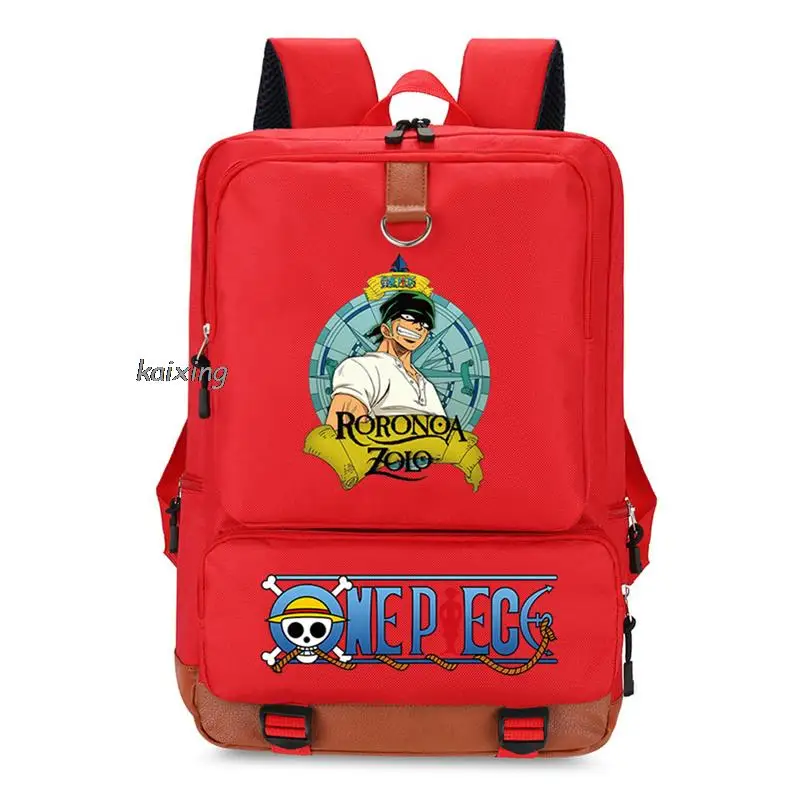 Цельный рюкзак Luffy, модные вместительные школьные ранцы для подростков, водонепроницаемые большие дорожные рюкзаки для ноутбука для мужчин и женщин