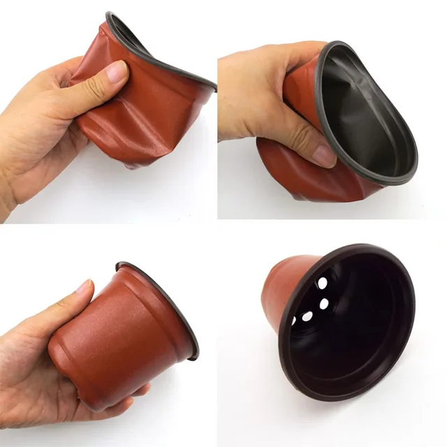 20 pièces/50pcs jardinière pépinière plante poussent Pots tasse pour fleur Pot en plastique outils de jardinage maison cultiver Pots en gros SW2 5