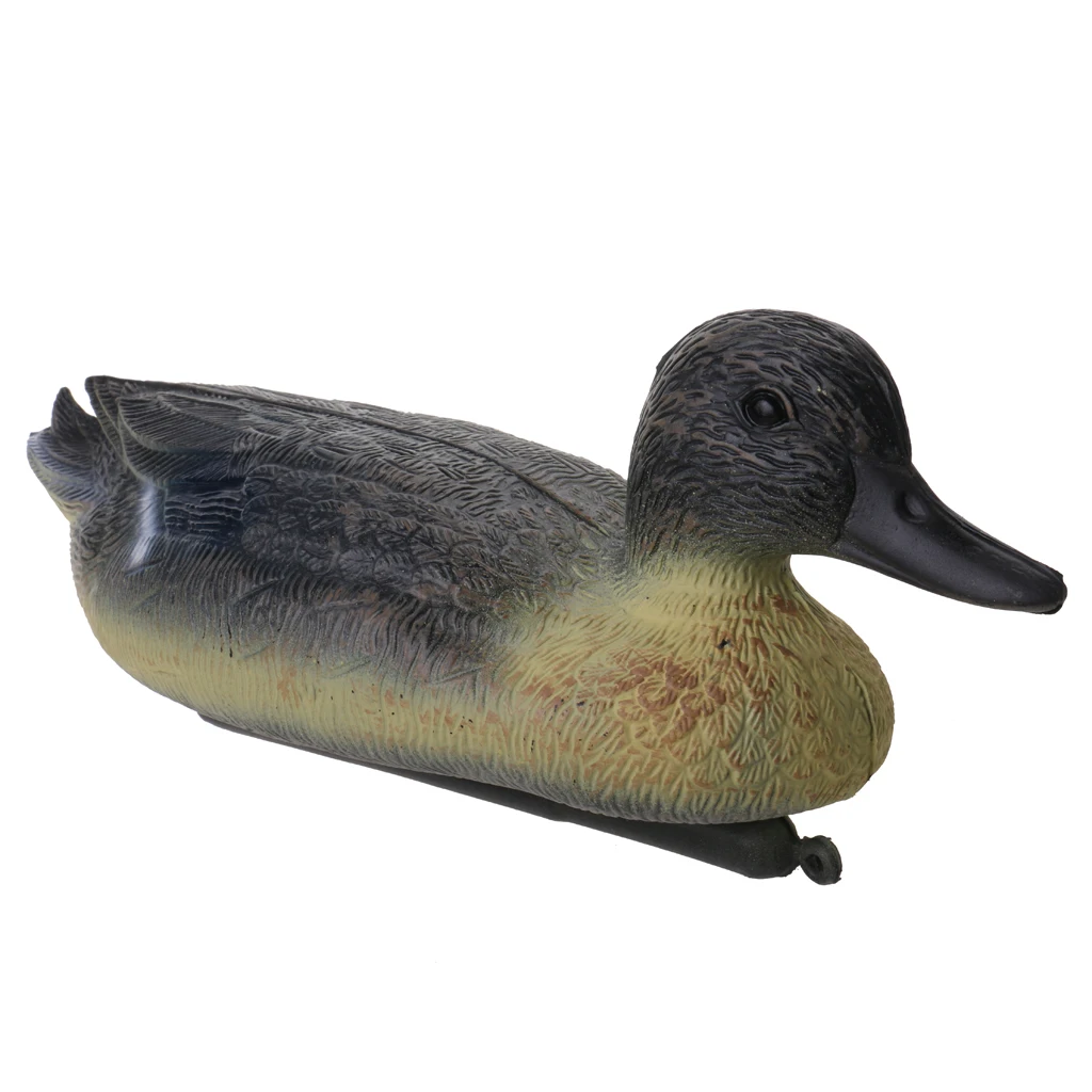 3 Pieces Premium PE 3D Lifelike Duck Hunting Decoy Floating Decoys Decoying Lawn Ornaments Garden Yard Scarer