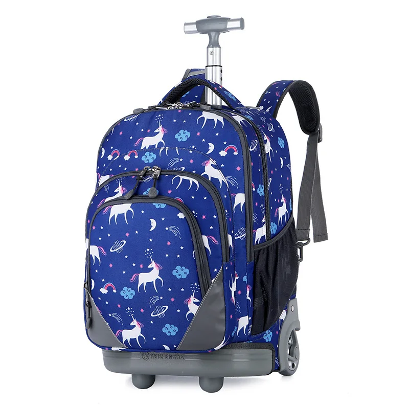 

School Trolley Backpacks bags for Teenagers Wheeled backpack On wheels Children School bag Rolling Backpack Travel bag