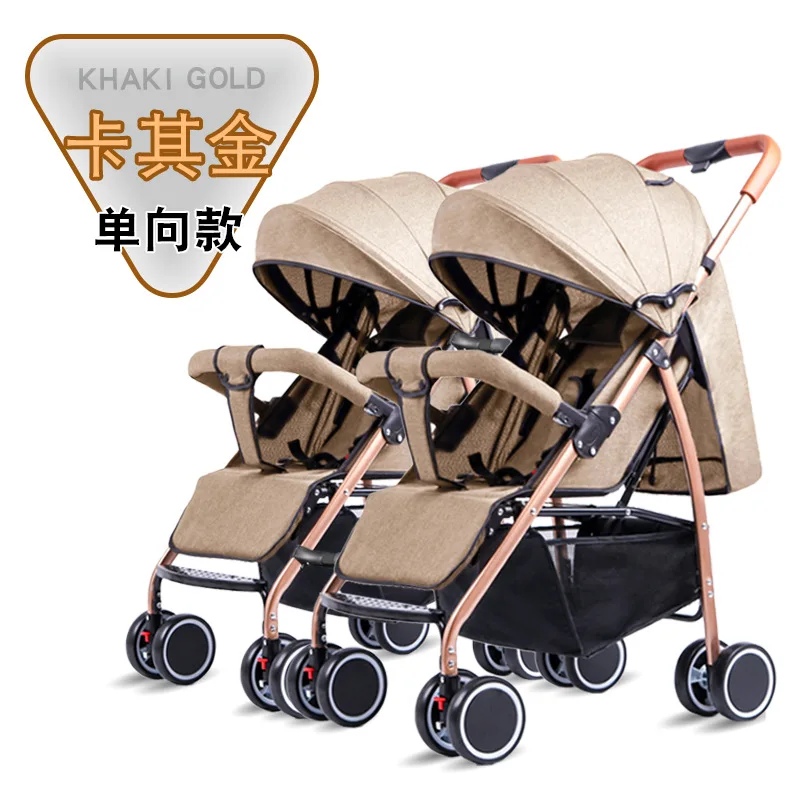 Cochecito Doble Baby Jogger City Tour 2 - Ligero, Plegable, Portátil, Desde Nacimiento Hasta 15 Kg