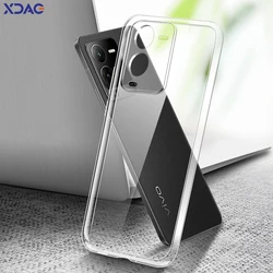 Premium Ultrathin Clear Phone Case - Soft TPU Transparent Crystal Waterproof Cover for VIVO Y22 (Clear)