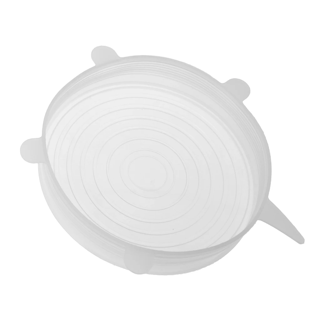 Silicone Stretch Lid  Food Storage Covers Cooking Kitchen Accessories Premium Silicone Seal Lids Food Wrap Bowl Pot Lid