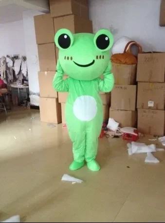 

Frog Mascot Costume Cosplay Cartoon Animation Movie Props Set Birthday Party Gift Someone Inside Cartoon Props