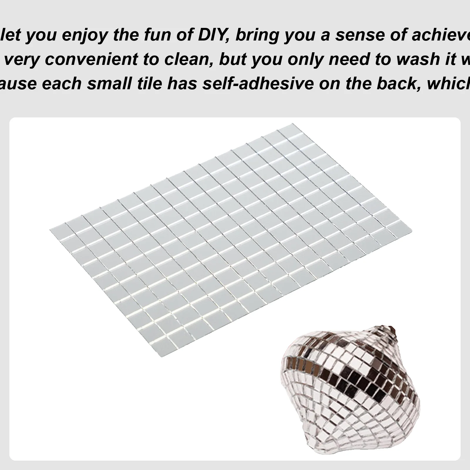 Self-Adhesive Mirror Tiles 5