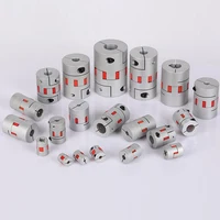 D25L30 shaft coupler Flexible Jaw Spider Plum Coupling Shaft Coupler 6.35/8/9.5/10/12mm stepper motor coupling 1