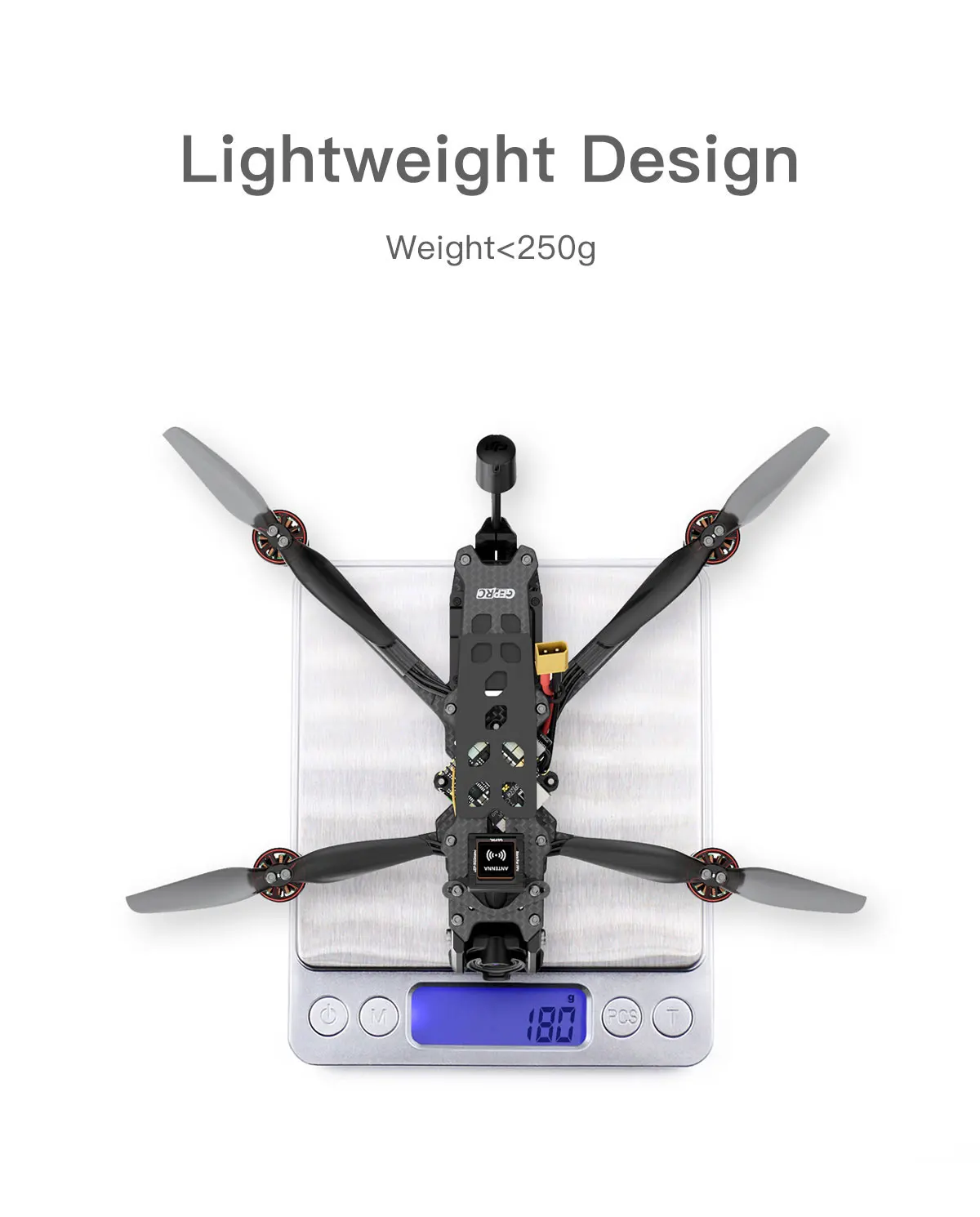 GEPRC Tern-LR40 Analog Long Range FPV, Lightweight Design Weight250g 088