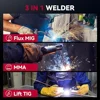 145A 3-in-1 Welder LED Display Portable App Control Flux Core MIG Welder 4