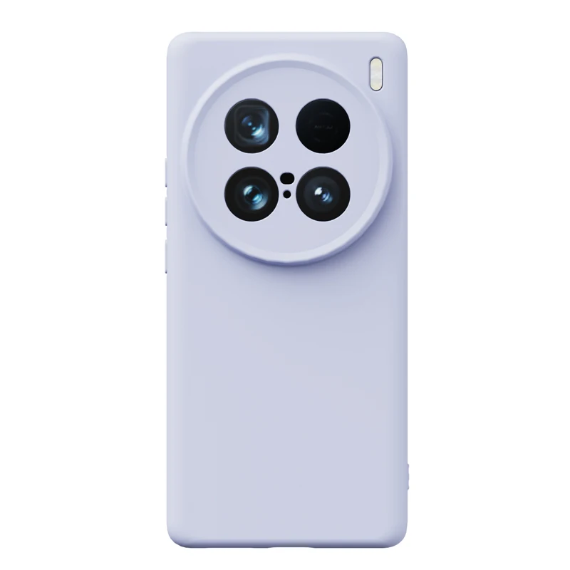 Soft Liquid Silicone Slim Phone Case with Camera Protection Cover