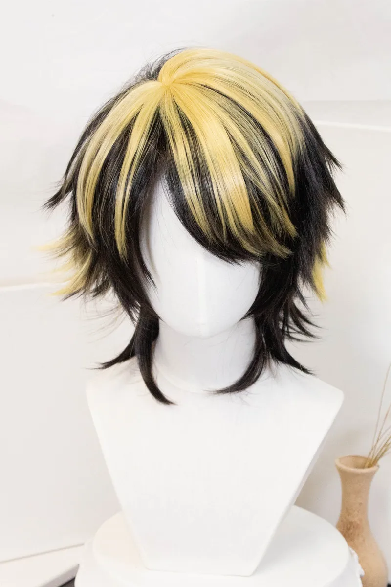 ND Kazutora Hanemiya Cosplay Perücken Haarteil Tokyo Revengers Anime Cosplay Haar Perücken Hitzebeständige Synthetik für Kostüm Party – Detail 6