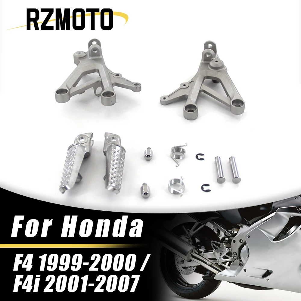 

Motorcycle Parts Front Foot Rests Pedal Bracket Assembly Kit For Honda CBR600 F4 1999-2000 CBR600 F4i 2001-2007