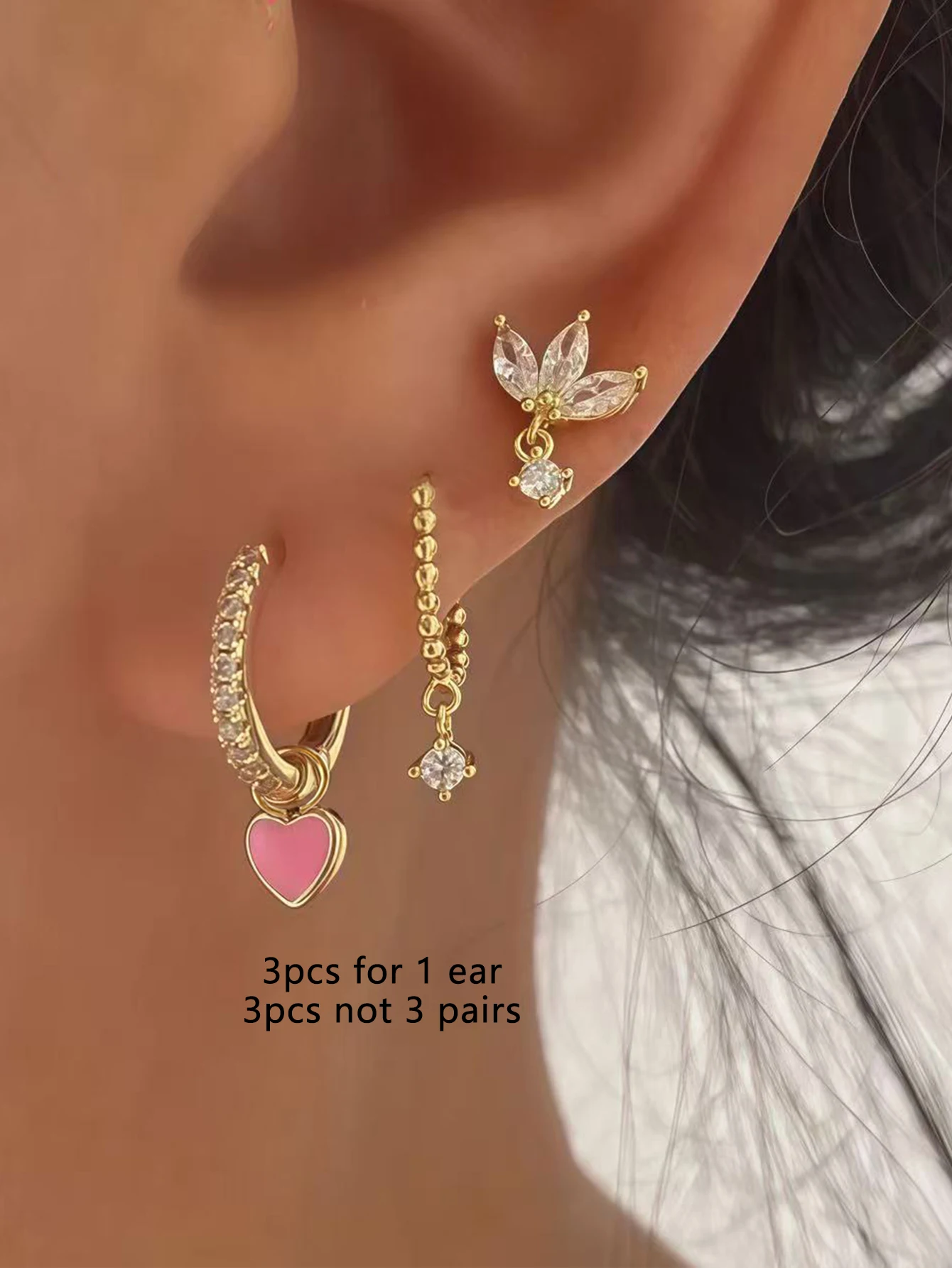 Elegant Women Cube Zirconia Earrings Copper Compatibility: Womens fashion