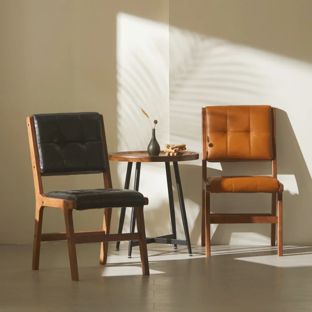 Dining Chairs Set Of 2 Wood Modern Luxury Kitchen Living Room Chairs Nordic Outdoor Chaises Salle Manger Lot De 2 Home Furniture