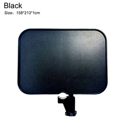 Lash Tray & Phone Holder Organizer for Ring Light - Clip - On Stand for Eyelash Extension Essentials (Black)