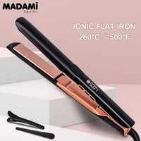 500°F Hair Straightener With Vibration Plasma Hair Flat Irons 260°C Ceramic Coating Plate Professional Salon Styling Tools 1