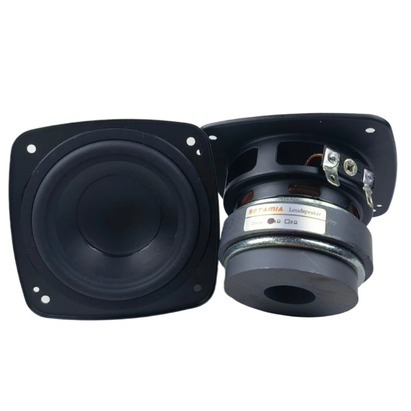 SOTAMIA 2Pcs 3 Inch Full Range Speaker 4 Ohm 25W Sound Audio Bluetooth Speaker Music Home Theater Loudspeaker For JBL Boombox 3