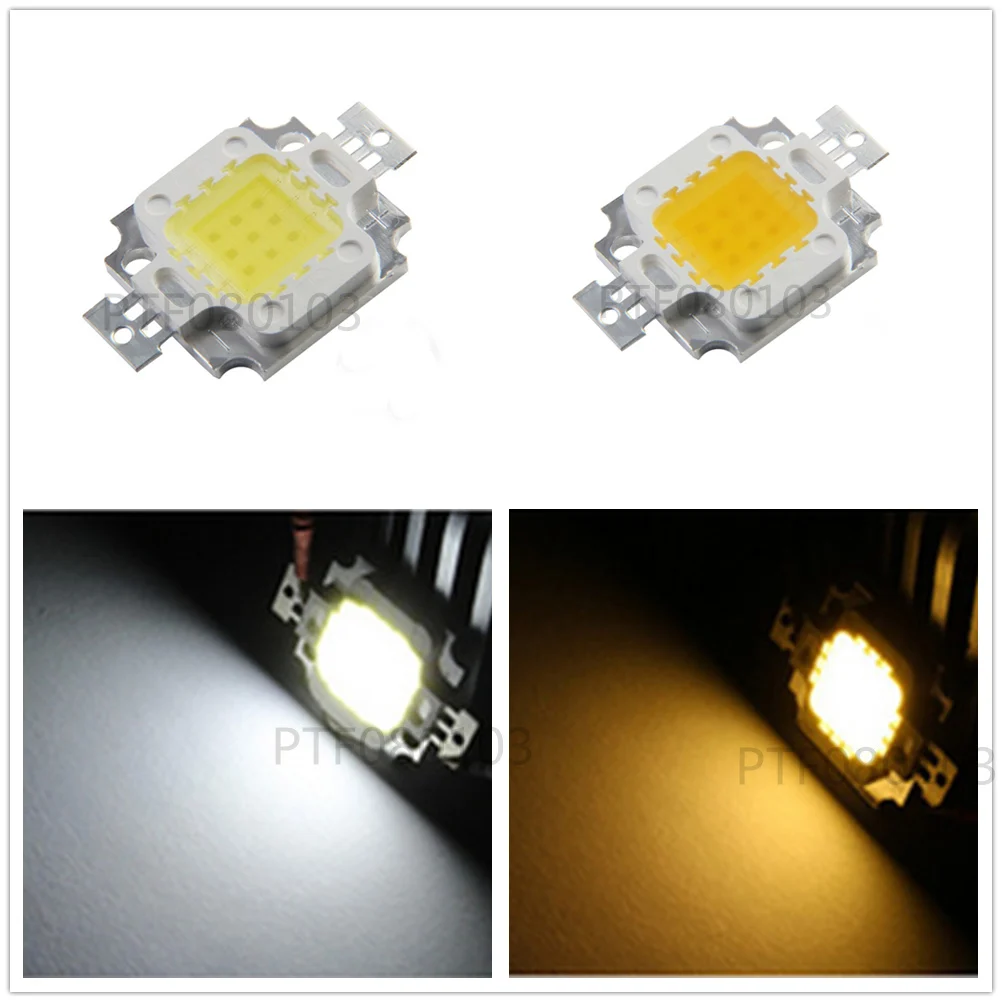 

12V - 15V 10W 20W 30W 50W High Power Integrated COB LED Lamp Diode SMD White Light DIY Floodlight Spot Bulb