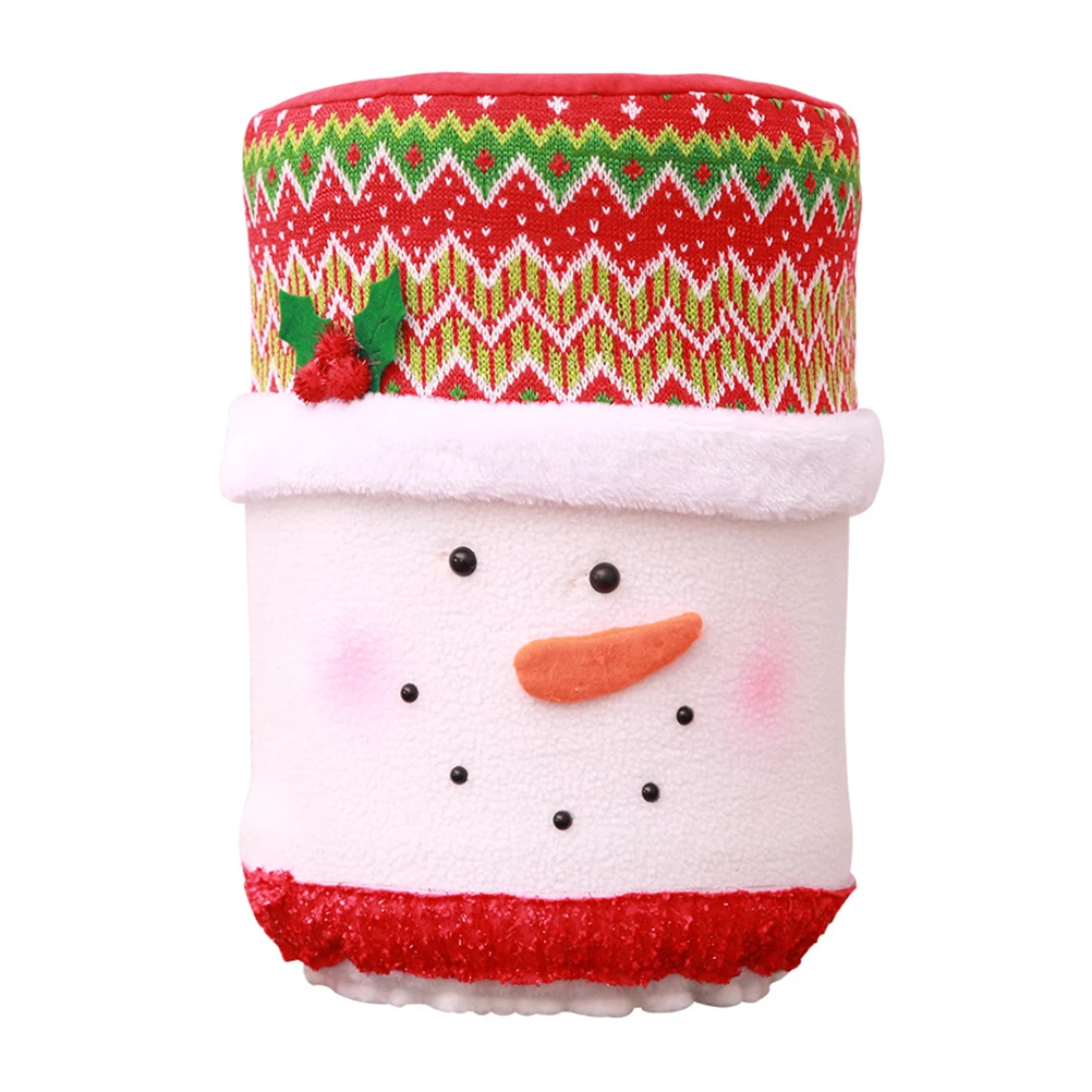Christmas Snowman Water Dispenser Bucket Cloth Cover Water Buckles Reusable Dispensers Dust Covers