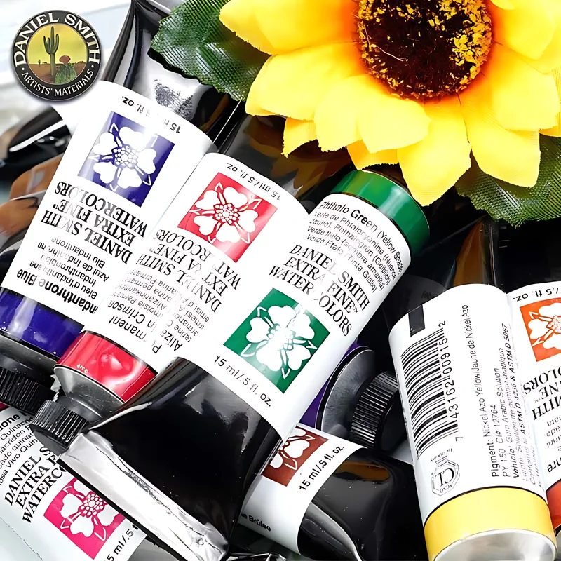 Watercolor Paint Natural Mineral Ultra-Fine 15ml Paint Tube Acuarelas Painting Artist Painting Supplies American Daniel Smith