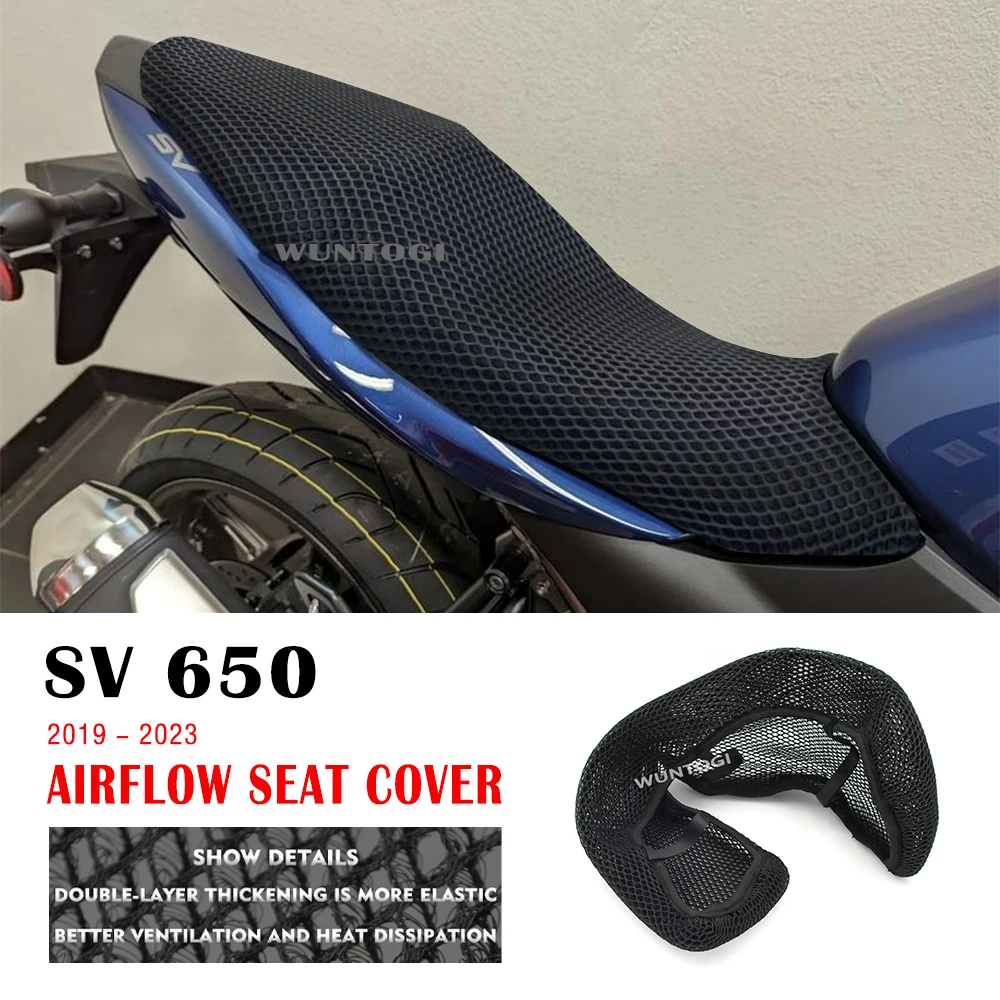 Motorcycle Seat Cover for Suzuki SV 650 SV650-Seat Cover Protect Cushion 3D Airflow