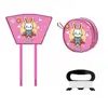 Spring Outing Pocket Kite Easy To Fly 50 Meter Kite Line Animal Wind Kites Family Trips Friends Game Foldable Kite 4