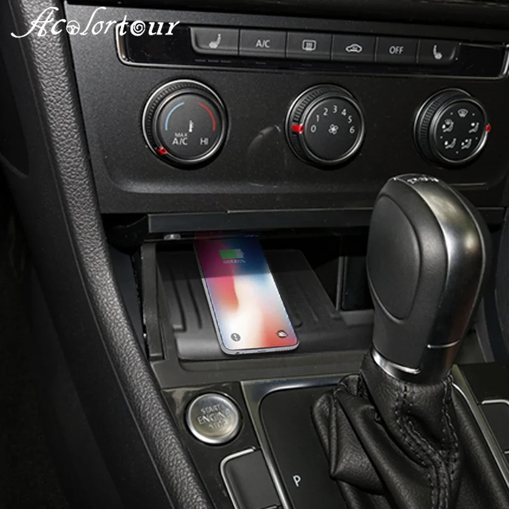 15W car wireless charger for Volkswagen Golf MK7 2015 2018