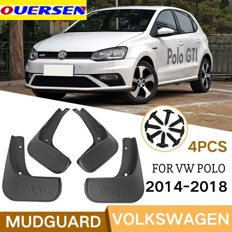 

For Volkswagen VW Polo 2014 2015 2016 2017 2018 Car Mudguard Anti-splash Anti-Fouling Front Rear Fender Accessorie