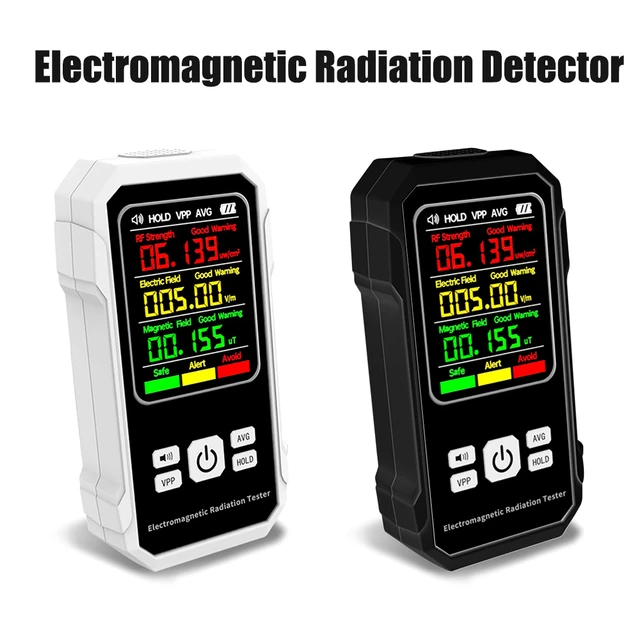Detector de radiación electromagnética digital de intensidad de campo RF  eléctrico magnético de 3 ejes Medidor EMF - China Digital electromagnético,  detector de radiación