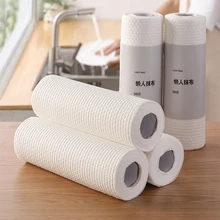 Disposable Washable Dishcloth Kitchen Non-woven Fabric Towels Cleaning Supplies Dish Cloth Not Easy To Touch Oil