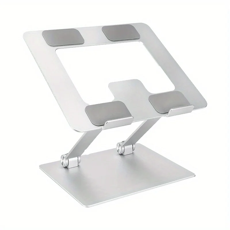 1 x ergonomischer und faltbarer Laptop-Ständer für den Schreibtisch, verstellbare Erhöhung, passend für alle Laptops und Notebooks bis zu 17,3 Zoll