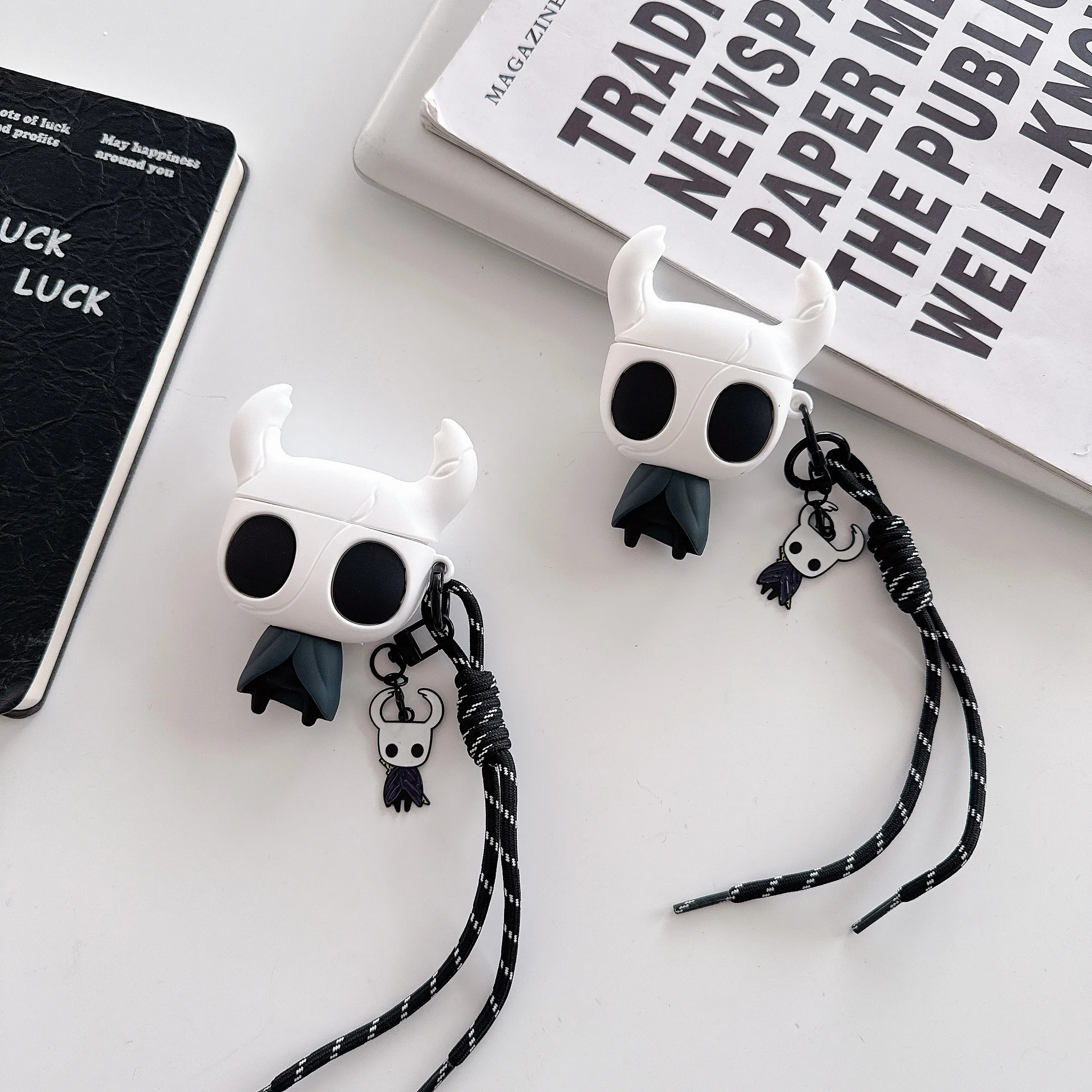 Cartoon Spiel Hollow Knight Zote Kopfhörer fall Für Airpods Pro 3 Für Airpods 1 2 3 4 Pro 2 Drahtlose Kopfhörer weiche Schutzhülle – Detail 1