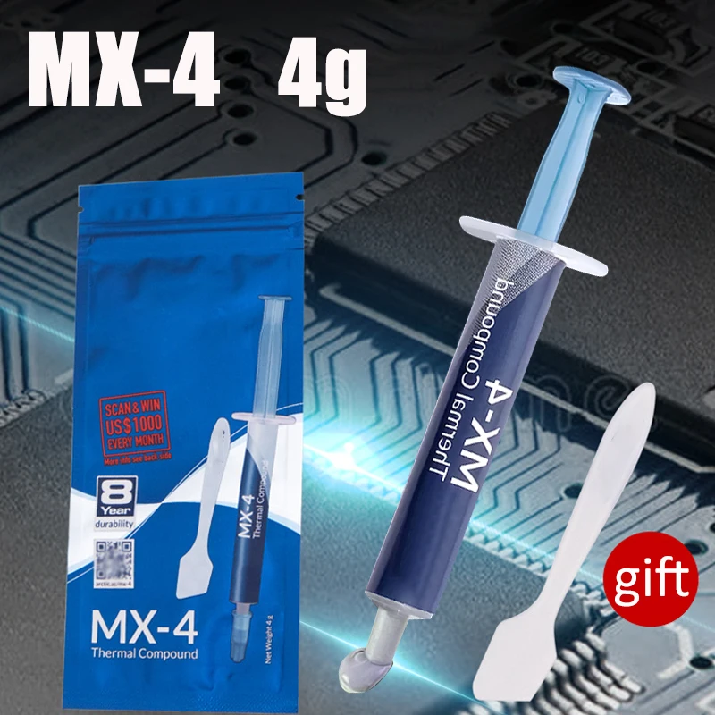 Thermal Paste MX-4 4g Notebook Graphics CPU GPU Cooler