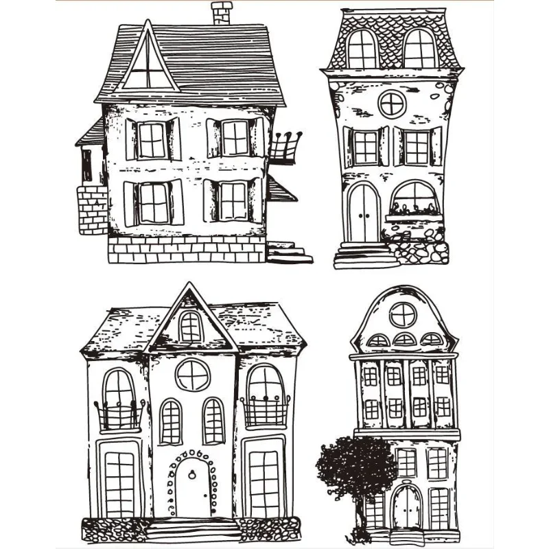 Винтажный прозрачный силиконовый штамп для дома, сделай сам, скрапбукинг, тиснение, украшение, альбом, карточка, резиновый штамп, декоративные принадлежности