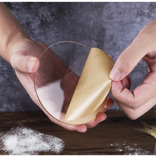 2Db Kerek Akril Torta Tárcsák Topper Újrahasznosítható Sütemények Lemez Alap Díszítéséhez Díszítő Kellékek Bakeware Kiegészítők - Image 3