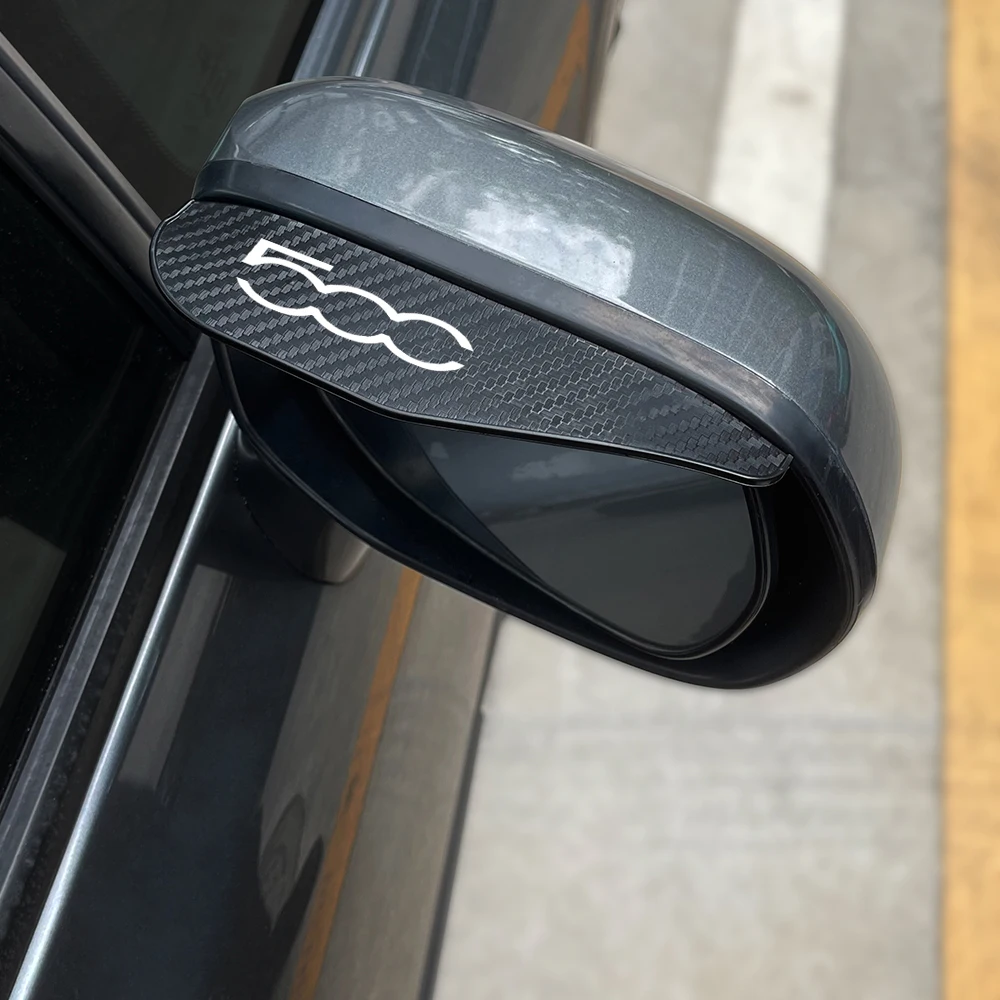 FIAT 500 Carbon Fiber Mirror Caps