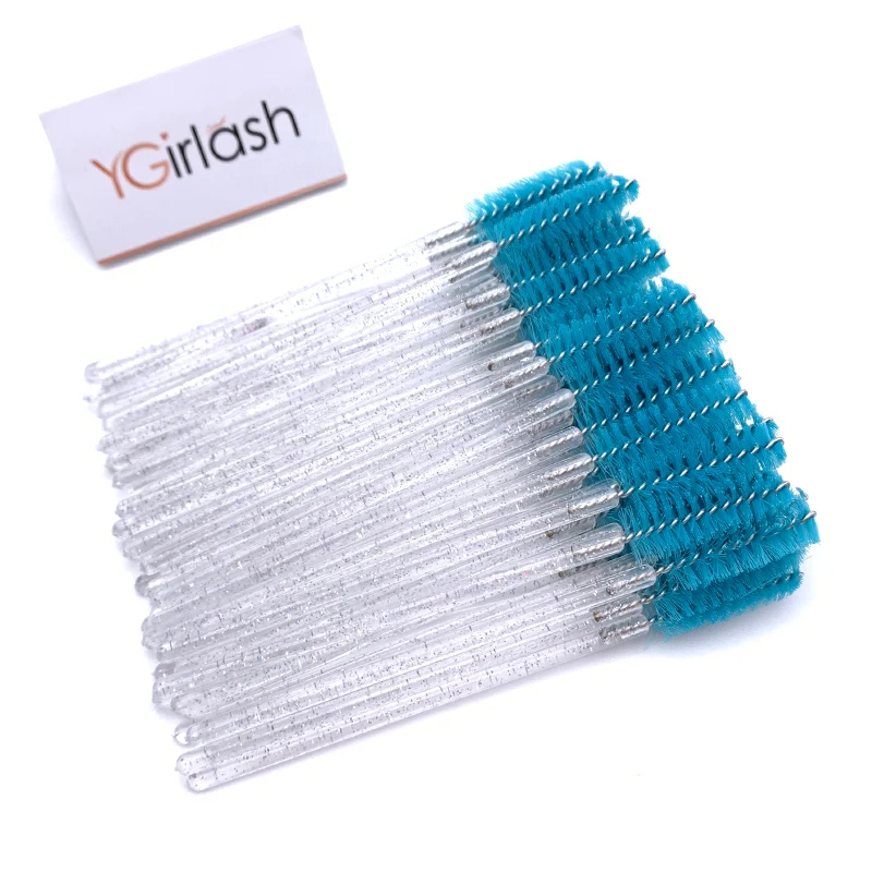 Disposable Crystal Eyelash Makeup Brush 50 PCS/Pack Mascara Wands Lash Extension Tools makeup brush set makeup brush eyelashes brush eyelash brush makeup tool set makeup tool