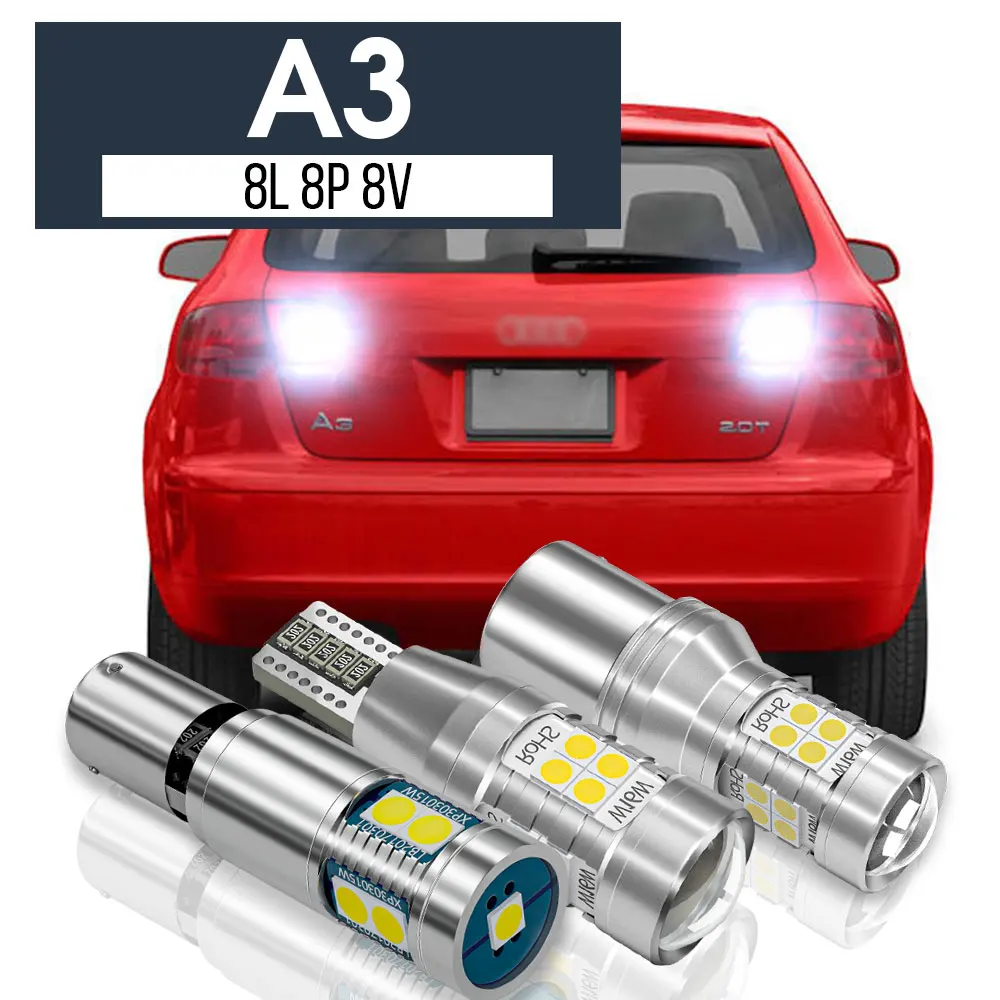 

2x LED Backup Light Reverse Lamp Blub Canbus Accessories For Audi A3 8L 8P 8V 1996-2018 2008 2009 2010 2011 2012 2013 2014 2015