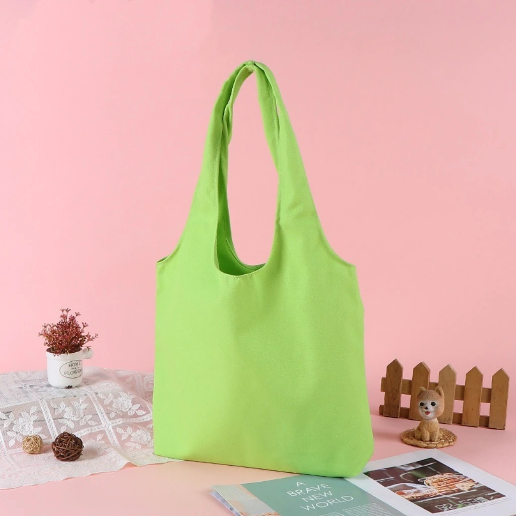 Sustainable Large-Capacity Canvas Tote and Crossbody Bag