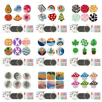 Punch Needle Coaster Kit 1