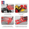 Double E E663 RC Flat Trailer Excavator Sound LED Lights Remote Control Truck Kids Toys Engineering Vehicle Boy competitive Game 3
